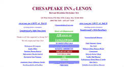 Desktop Screenshot of chesapeake-inn.com