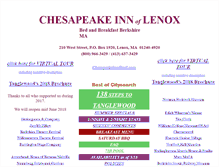 Tablet Screenshot of chesapeake-inn.com